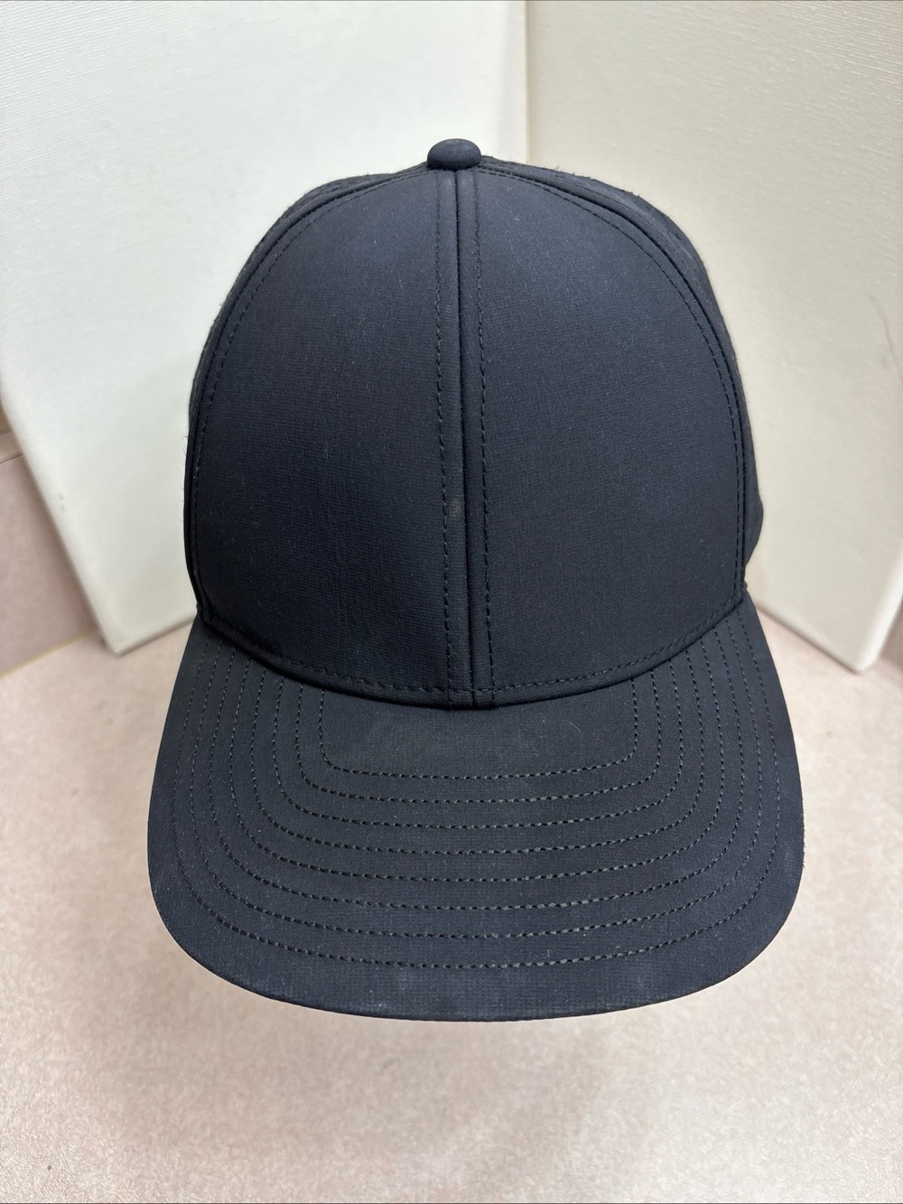 Melin A-Game Hydro Black Performance Snapback Hat Cap Water Resistant XL Golf